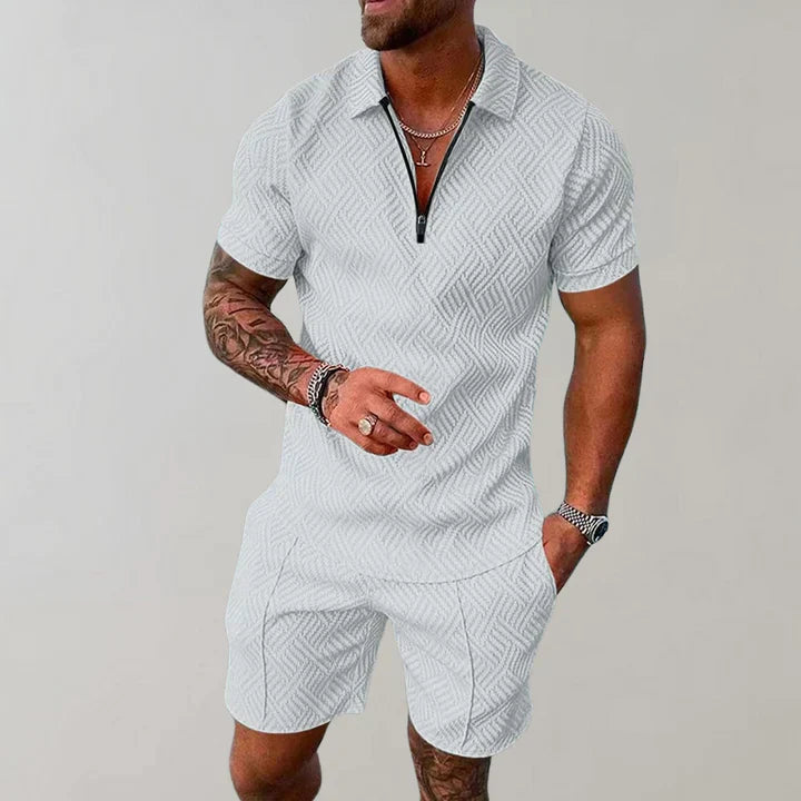 Oliver Conjunto de Verano Hombre – Algodón y Lino, Conjunto Casual Transpirable y Comodidad de Verano