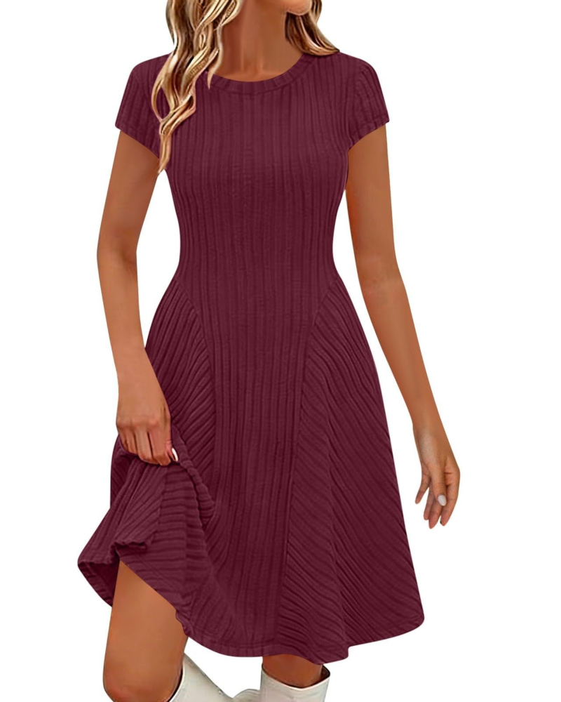 Sophia Abito Linea A da Donna – Vestito Estivo Leggero con Tasche & Fit Comodo e Fluido