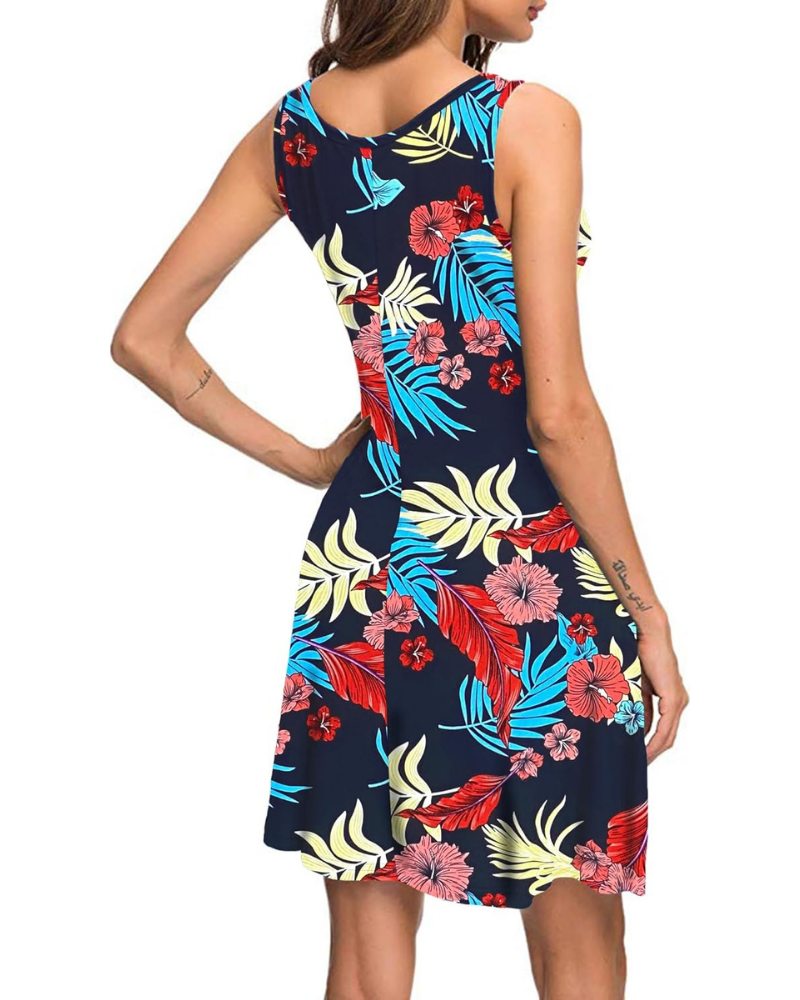 Chelsea Damen-Kurzkleid – V-Ausschnitt, lockere Passform, Taschen und sommerlicher Stil
