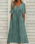 Adelaide Φόρεμα Maxi Γυναικείο Boho – Λεπτές Τιράντες, Ανοιχτή Πλάτη και Ελαφρύ Ύφασμα