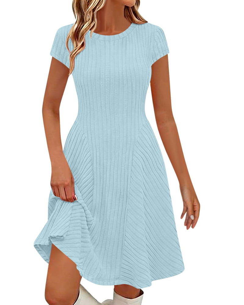 Sophia Abito Linea A da Donna – Vestito Estivo Leggero con Tasche & Fit Comodo e Fluido