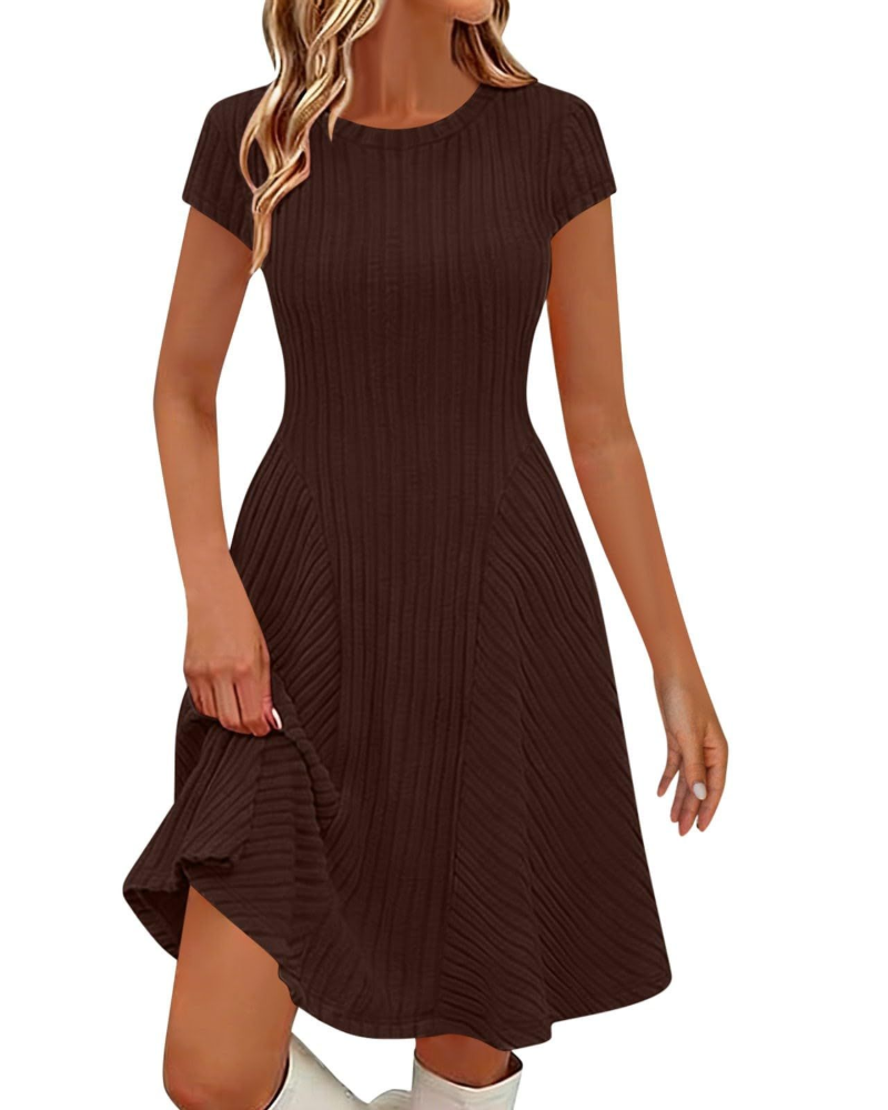 Sophia Abito Linea A da Donna – Vestito Estivo Leggero con Tasche & Fit Comodo e Fluido