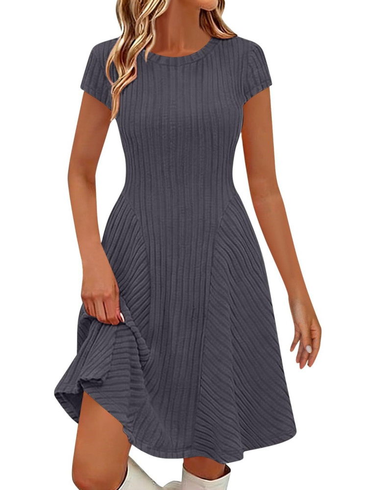 Sophia Abito Linea A da Donna – Vestito Estivo Leggero con Tasche & Fit Comodo e Fluido