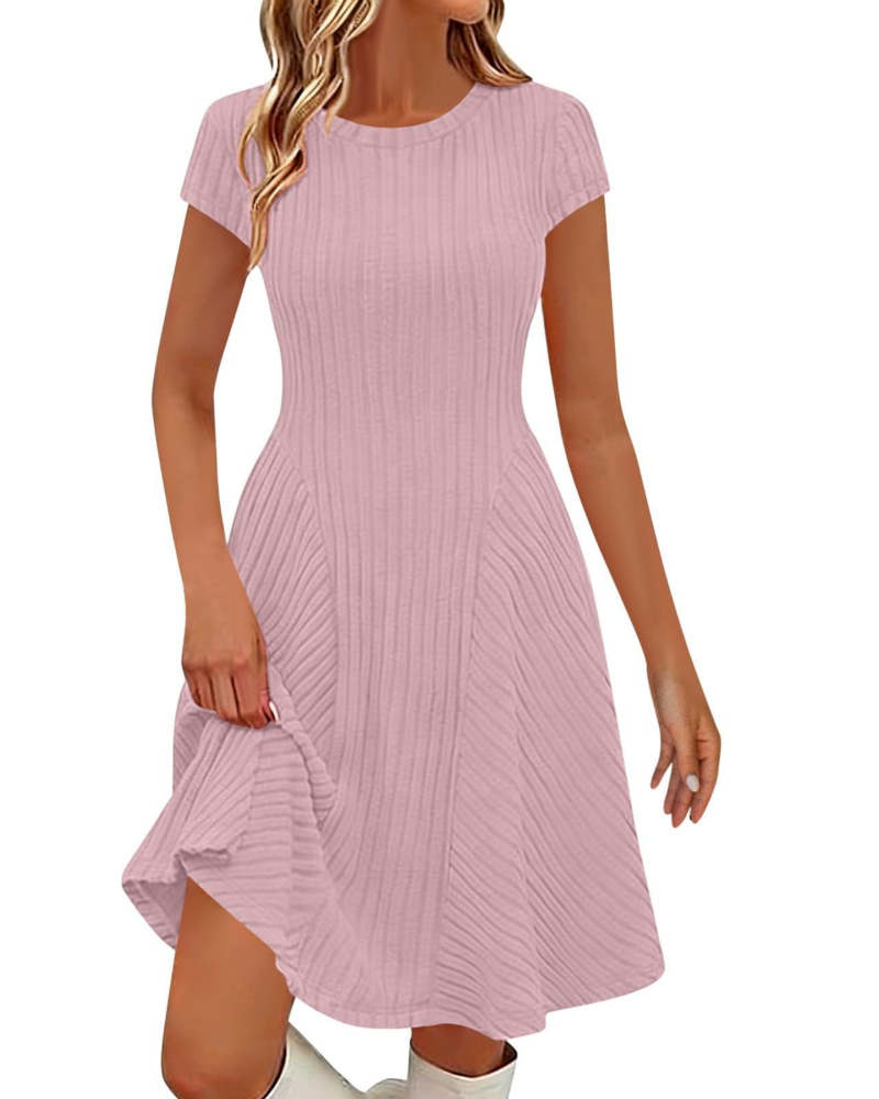 Sophia Abito Linea A da Donna – Vestito Estivo Leggero con Tasche & Fit Comodo e Fluido