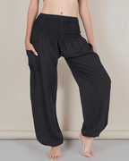 Amelia Pantaloni Harem Donna – Stile Boho, Vita Elasticizzata, Vestibilità Ampia e Tasca Laterale