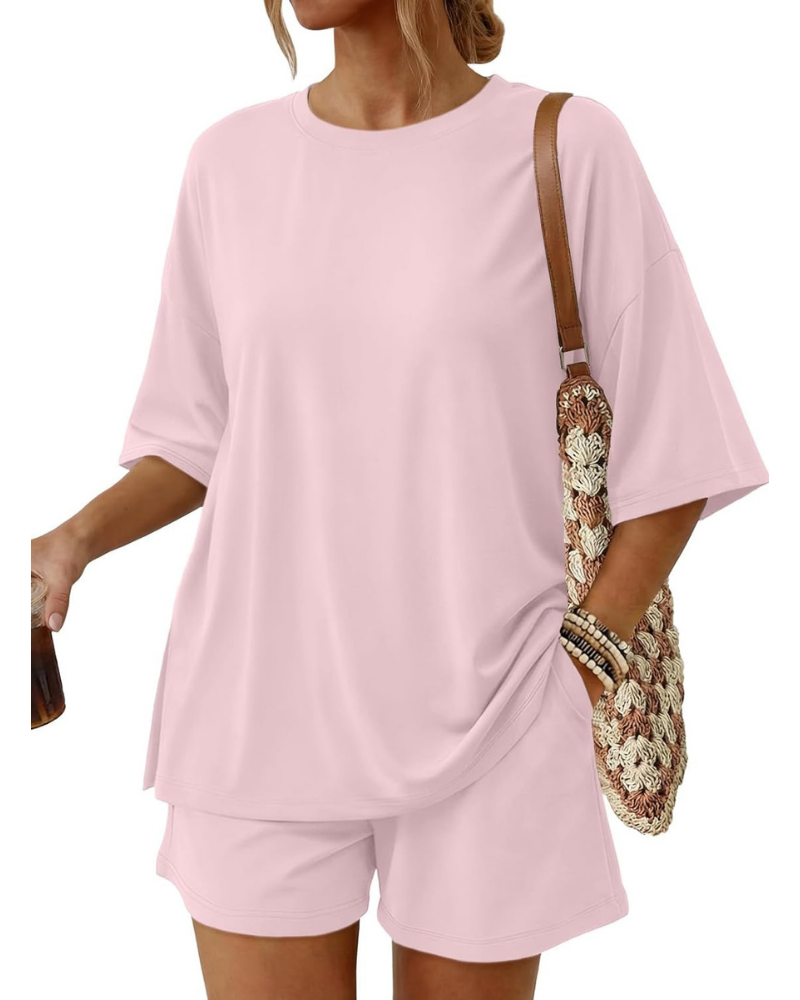 Blair Set Donna 2 Pezzi – Top Oversize e Shorts Morbidi con Coulisse e Tasche