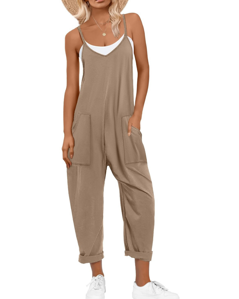 Kennedy Tuta Donna – Jumpsuit Estiva con Spalline Regolabili e Vestibilità Ampia