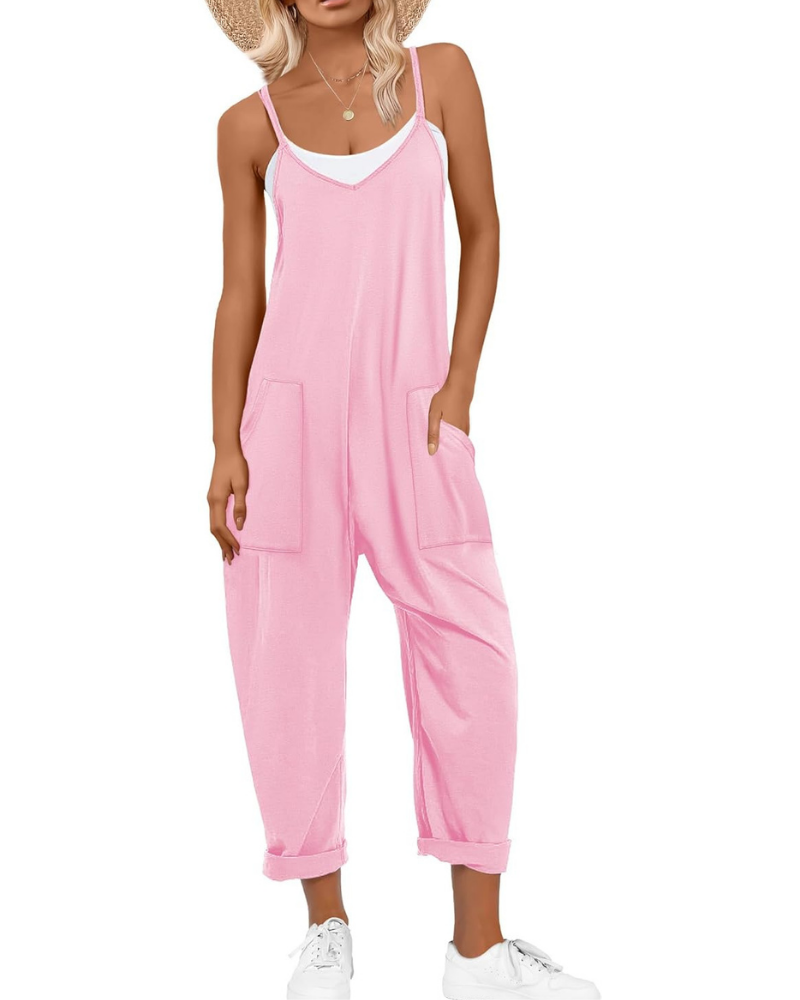 Kennedy Tuta Donna – Jumpsuit Estiva con Spalline Regolabili e Vestibilità Ampia