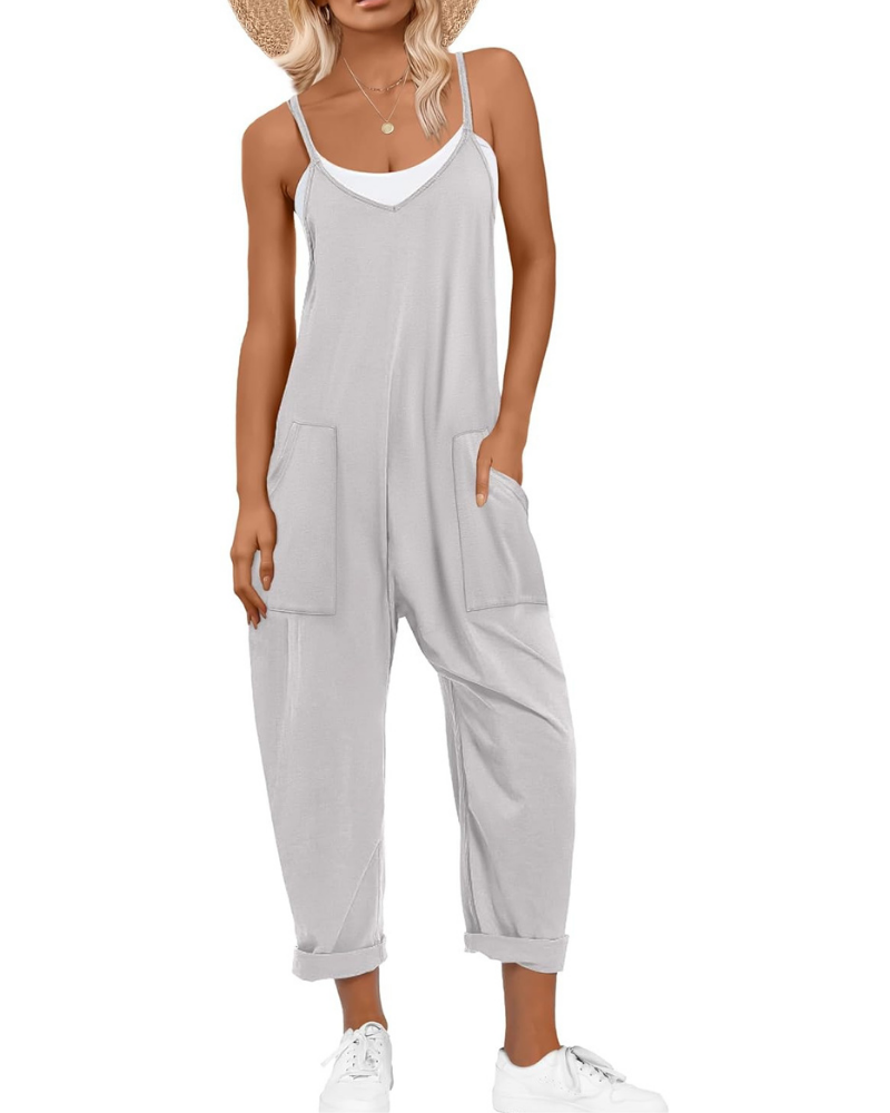 Kennedy Tuta Donna – Jumpsuit Estiva con Spalline Regolabili e Vestibilità Ampia