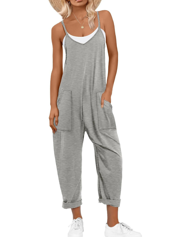 Kennedy Tuta Donna – Jumpsuit Estiva con Spalline Regolabili e Vestibilità Ampia