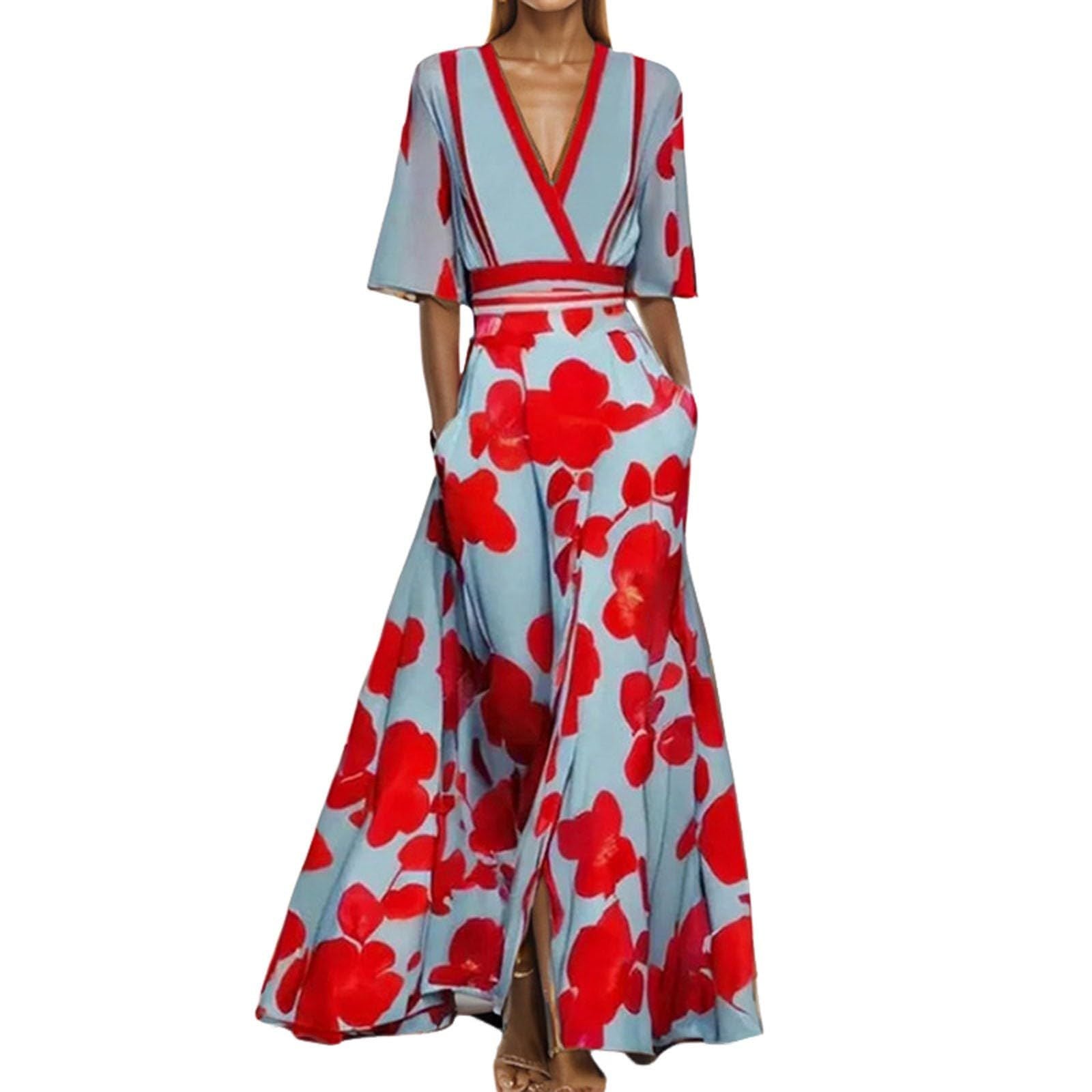 Morgan Damen Sommerkleid – Vielseitige Passform, kurze Ärmel & eleganter Casual-Stil